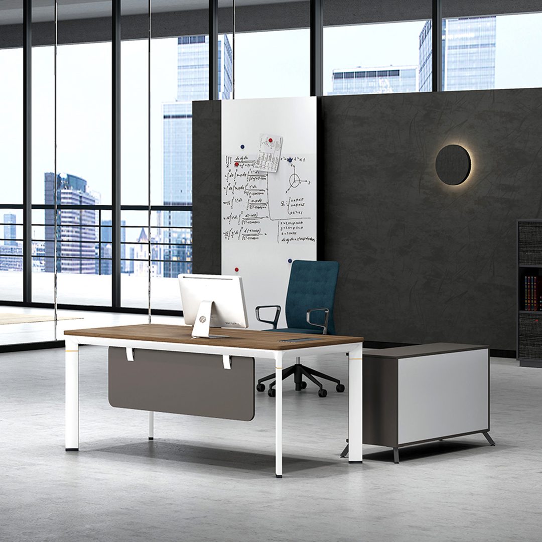 Carver White Manager Table MOT003