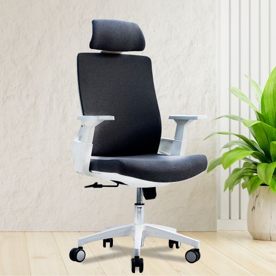 Delta HB Executive Chair White MC023