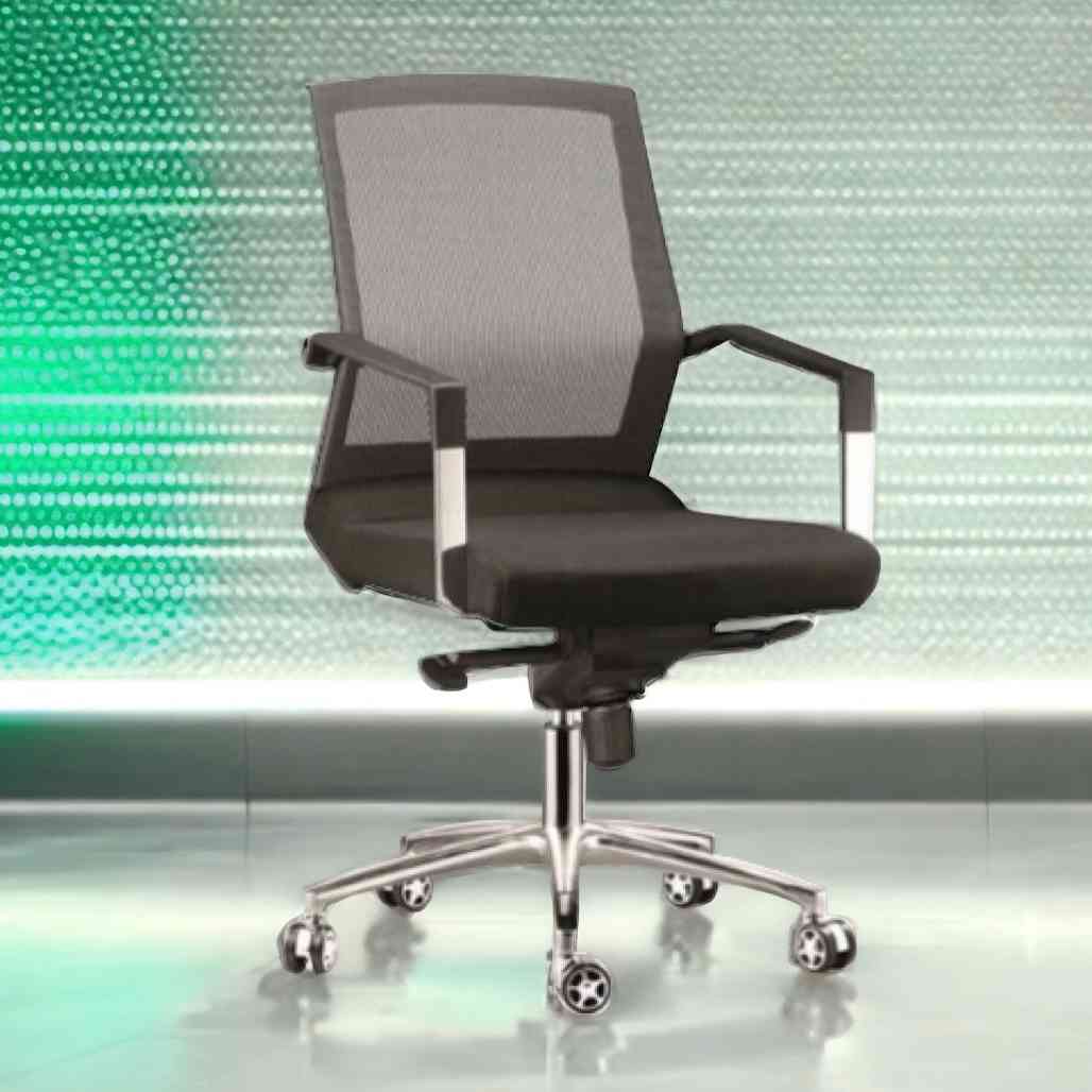 Zack Manager Chair (black & Gray) MC016